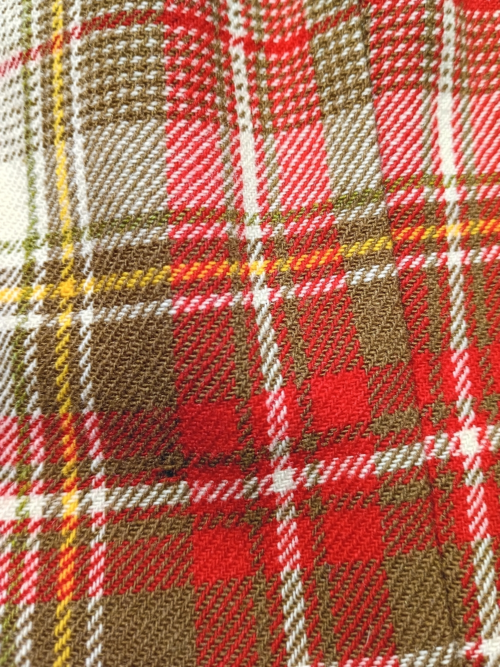 50's Pendleton Red Plaid Belted Wool Blazer - Picture 6 of 8